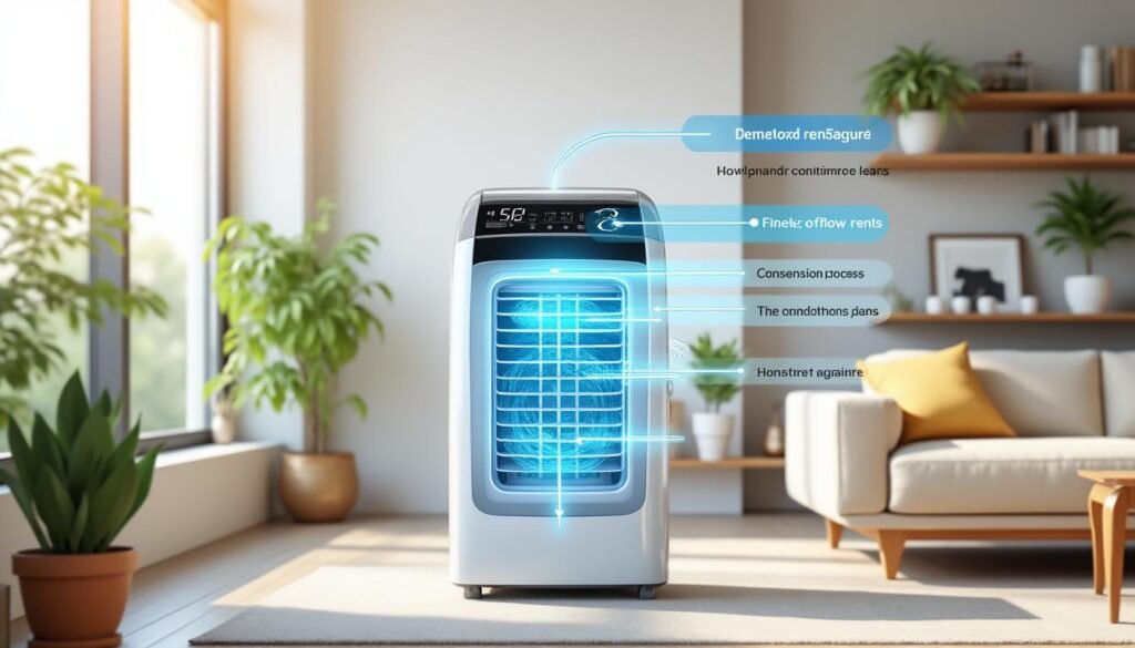 découvrez le fonctionnement d'un climatiseur mobile sans évacuation. apprenez comment cet appareil innovant régule la température de votre intérieur sans nécessiter de complexe système d'évacuation, offrant un confort optimal pendant les chaudes journées d'été.