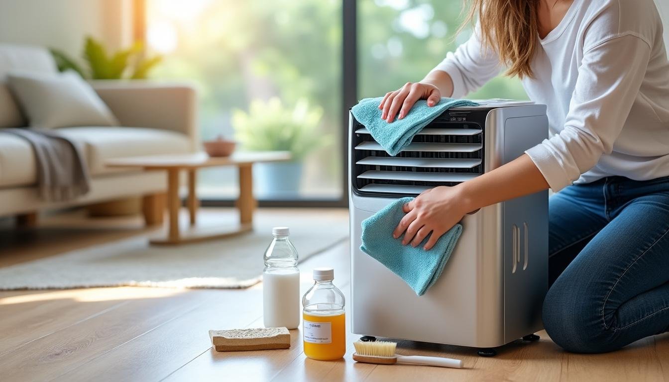 découvrez comment nettoyer efficacement et écologiquement votre climatiseur mobile grâce à notre guide pratique et respectueux de l'environnement.